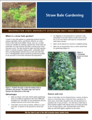 Washington State University Straw Bale Gardening publication
