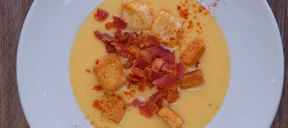 Cheddar Cheese and Beer Soup