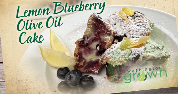 Lemon Blueberry Olive Oil Cake